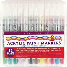 335142 Peter Pauper Press Studio Series Acrylic Paint Markers - Brand New