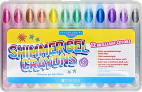 340467 Peter Pauper Press Shimmer Gel Crayons - Brand New