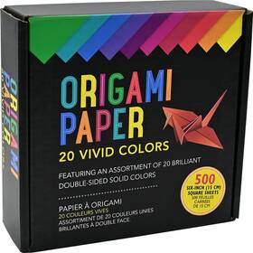 340801 Peter Pauper Press Origami Paper 20 Vivid Colors - Brand New