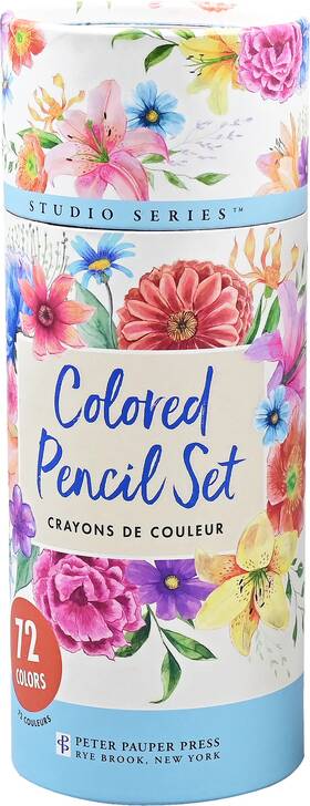 Peter Pauper Press 781441343000 Studio Series Colored Pencil Set - Brand New