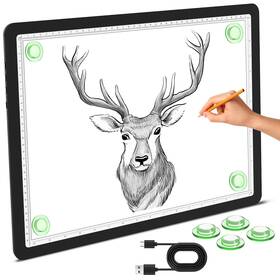 Pha3-60-a Phylosal Magnetic A3 Light Pad Super Bright Box With Side Button Diamond Art L