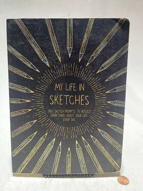 Sk1071 Piccadilly My Life In Sketches Guided Sketch Journal
