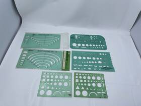 1210 Pickett 1215 Lot Of 6 Templates 1053 1661 Wiring Chemical Structures Ellipses
