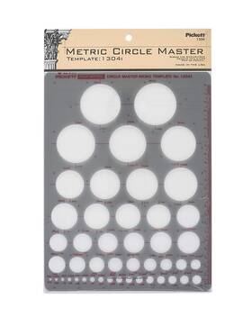 1304i Pickett Metric Circle Master Template