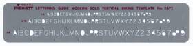 26vi Pickett Letter And Number Guide Modern Bold Font