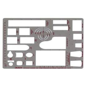 B004b7at72 Pickett Interior Design And Home Modeling Template 1/2 Inch Scale 1157i Green