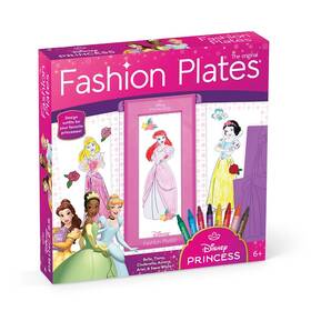 B0ffdbqj62 Playmonster Fashion Plates Disney Princess Mix-and-match Drawing Kit Arts And