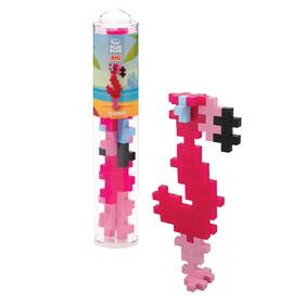 05054 Plus Big - Instructed Tube 15 Piece Flamingo Construction Building S