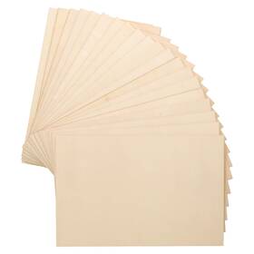 Pocoxll Odn-craft-0301 20 Pack Thin Wood Sheets Plywood For Arts And Crafts 150x100x2mm