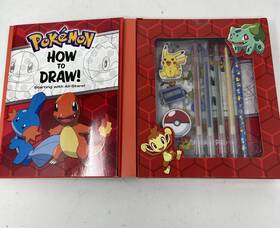 51699 Pokemon/nintendo Creaturs Inc./game Freak Inc. New How-to-draw Kit Pikachu Charizard Sealed Rare