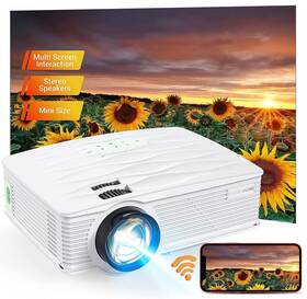 Gp16 Poner Saund Projector Wifi Mini 1080p Supported With 100 Inch Proje