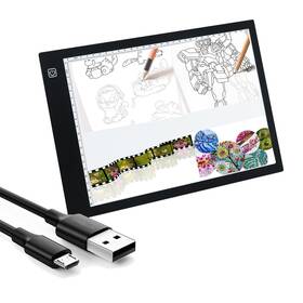 A4-dc-01 Poxin Light Box Tracing Pad A4 Drawing Tablet Dimmable Brightness Ultra-thin Ligh