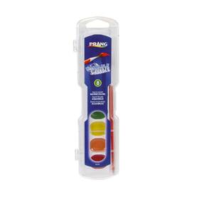 Prang 80525 Washable Watercolors 8-color Set With Brush Assorted Colors 8 Color