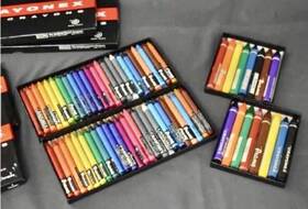 323-24 Prang Crayonex Vtg Drawing Crayons 4 Box Sets Variety Of Colors New Old Stock 64