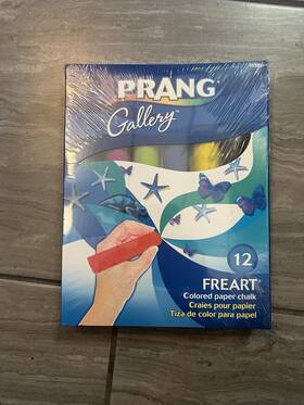X15360 Prang Non-toxic Sidewalk Chalk 4 L X 1 W Inches Assorted Colors Set Of 12