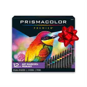 B00006ifgk Prismacolor Premier Dual-ended Art Markers Chisel/fine Tips 12 Primary Colors
