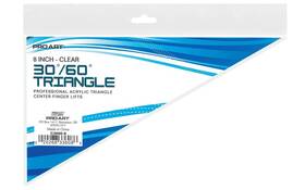 Proc3060-8 Pro Art Triangle 8 Inch With Finger Lift 30/60 Clear