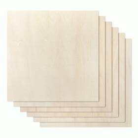Pro Flex 089415175107 Proflex Basswood Plywood 24pcs 1/8 Inch X 12 Real Wood S