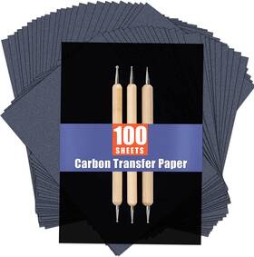 Psler 445052364367 100 Sheets Carbon Transfer Paper For Diy 7.3 X 10 Inch