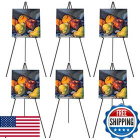 Pujiang B07xym3gzz 6 Pack Easel For Display Foldable Stand Metal Easels