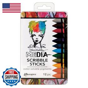 B079qtjpzd Ranger Dina Wakley Media Scribble Stick Multicolor Mda60161