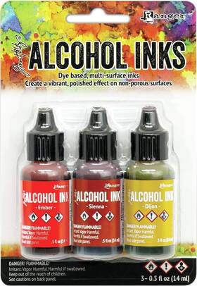 Tak69645 Ranger Tim Holtz - Alcohol Ink 3pkg Org/yllw Orange/yellow Spectrum