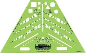 Rapidesign 014173253583 Isometric Piping Template 1 Each R43