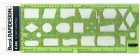 R-550 Rapidesign New Berol Template Flowcharting Flow Chart R550 10x4 Symbols