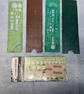 R-944 Rapidesign Circle Template And Other Stencils