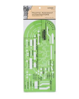 R131 Rapidesign Traffic Accident Investigator Large-size Template 1 Each