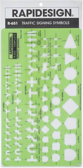 R651 Rapidesign Traffic Signing Template 1 Each Green