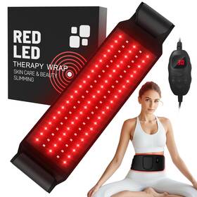 20w-hg01-bk Rayocon Red Light Heating For Body 5 Levels Heat Belt Wrap B