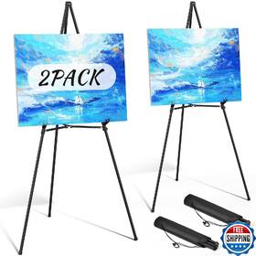 B0dzbvz49s Rdiorry Easel Stand For Sign 70 Inch Adjustable Portable Metal Easels Display With Reinf