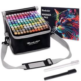 B0drw1yk9z Realcolor 120 Alcohol Markers Set Dual Tip Art For Adult Coloring Alcoh