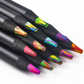 B0clkd198h Rentuwa 12-color Rainbow Pencils Set Multicolored Art Drawing Sketching