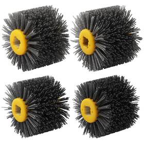 R328 Rocaris 4 Pack Abrasive Nylon Drawing Wheel 4.7 Inch X Wire Brush Too
