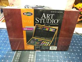 Roseart 072348063955 New Sealed 68 Piece Professional Art Studio Collection In Wooden Case