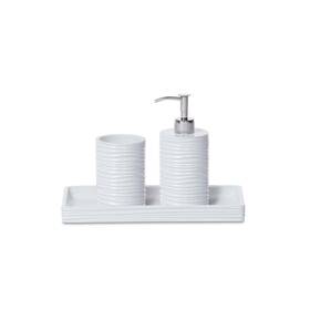 Roselli Trading Company 857762007538 By The Sea Bath Accessory Set White