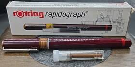 Rotring 014173277237 Rapidograph Pen .50 W Capillary Cartridge New In Box Germany