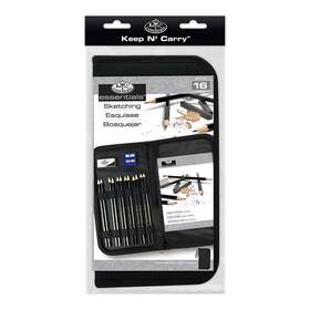 Royal & Langnickel 090672226952 Drawing And Sketching Pencil Set In Zippered Carrying Case 1 Count Pack Of