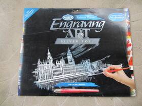 Fam-1 Royal & Langnickel And Silver Foil Engraving Art Kit Big Ben Parliament