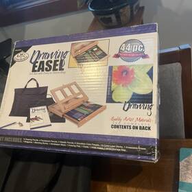 Rea4905 Royal & Langnickel And Drawing Easel Art Set With Easy To Store Bag 44 Pc. New