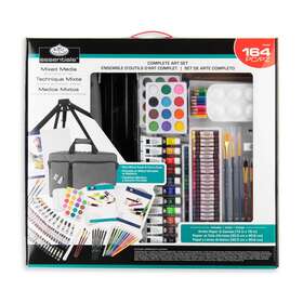 Rea5999 Royal & Langnickel And - 164pc Multi Media Studio Art Set With Easel Travel Bag