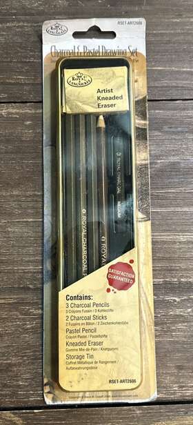 Royal & Langnickel Rset-art2606 And Tin Charcoal Pastel Drawing Set Sealed 2008