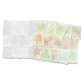 B001az587y Roylco Leaf Rubbing Plates Realistic Texture Art And Craft Kit