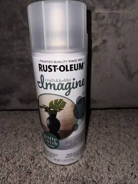 358026 Rust-oleum Imagine Craft And Hobby Top Coat Matte Clear Aerosol 11 Oz