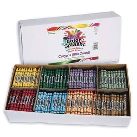 B00mejsune S&s Worldwide Ss Color Splash Crayons. Quality Superior Value. For