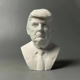 Sws001 Sainwords President Trump Bust Statue Figurine Plaster Cast Sculpture Decor Aquarium Fi
