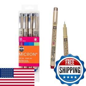 B0f9h738pt Sakura Pigma Micron Fineliner Pens - Archival Colored Ink For Writing Dr