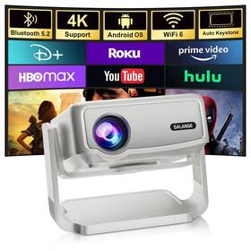 P90a Salange Smart Projector With Built In Apps - Electric Focus Auto Keystone A